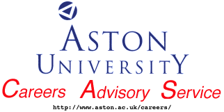 Aston University Careers Advisory Service Logo