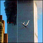 The second plane goes into the World Trade Centre (AP)