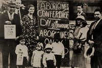 Protest by Aboriginal people in Sydney, 1938