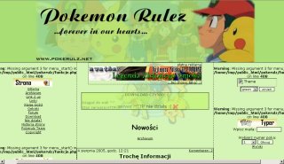 Historia strony Pokemon Rulez