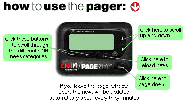How to use the pager