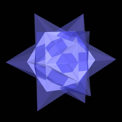 Small Stellated Dodecahedron +
Great Dodecahedron