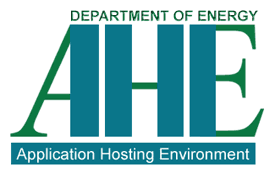 Application hosting environment text logo
