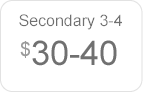 Secondary 3-4, Full-time Tutor, $30-40
