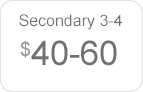 Secondary 3-4, Teacher, $40-60