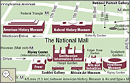 Map of the National Mall