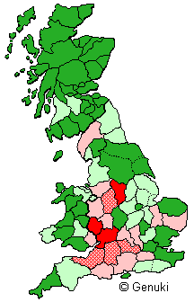 Britain County Map