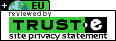 Reviewed by TRUSTe: site privacy statement