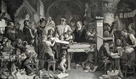 William Caxton, the first English printer