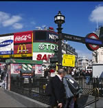 The famous Piccadilly Circus