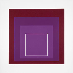 Josef Albers 'White line square XI' from 'White line squares' 1966, planographic, Collection of the National Gallery of Australia  Josef Albers. Licensed by Bild-Kunst & VISCOPY, Australia