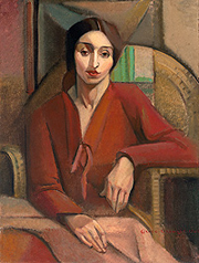 Grace Crowley'Portrait study'1929oil on canvas on composition boardCollection of the National Gallery of AustraliaBequest of Grace Crowley 1979