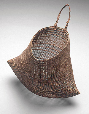 Artist unknown 'Jawun [bicornual basket]' c.early 20th century 2002, lawyer cane, Collection of the National Gallery of Australia 