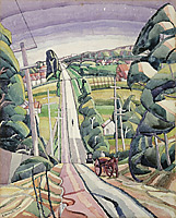 Grace COSSINGTON SMITH 1892 - 1984 'Eastern Road, Turramurra' [The Eastern Road, Turramurra] c.1926 watercolour Bequest of Mervyn Horton, 1984 Collection of the National Gallery of Australia