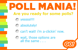 Visit Poll Mania, poll central for THE STACKS