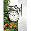 Birds of Britain birdsong swivel clock and thermometer