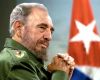 The Cuban revolutionary leader in his military-style fatigues