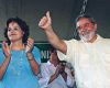 Lula da Silvas heir smiles at the latest opinion polls 