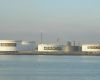 The port of Montevideo and Uruguays only oil refinery are located in an ample protected bay 