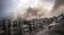Vista de varios edificios destruidos el 2 de octubre de 2012, en el distrito de Saif al Dawle, en la ciudad de Alepo, Siria. Foto: EFE.