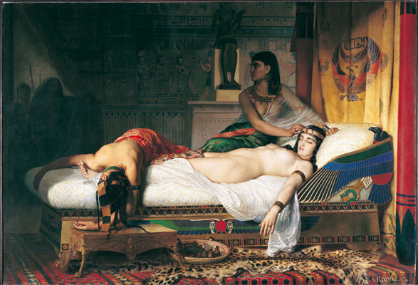 Muerte de Cleopatra. Exposicin Lgrimas de Cleopatra