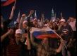 Mosc se echa a la calle para celebrar la victoria de Rusia ante Holanda