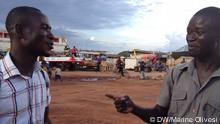 Two Ghanaians in Nkoranza's main square (Photo: Marine Olivesi)