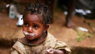 Abhängig von Nahrungsmittelhilfe - ein kleines Mädchen in Äthiopien
(Foto: dpa)