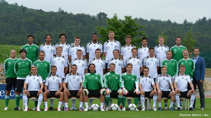 Team foto of Germany's national soccer team (photo: Andreas Gebert dpa)
