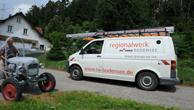 A van belonging to Regionalwerk Bodensee