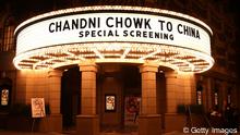 The Indian Film Chandi Chowk to China on a theater marquee
Photo by Alberto E. Rodriguez/Getty Images