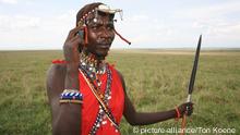 Portrait of masai tribe. Kenya
