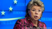 European Commissioner in charge of Justice, fundamental rights and citizenship Viviane Reding 
Photo by Wiktor Dabkowski