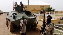 Militantes do grupo radical islâmico MUJWA, ligado à rede terrorista internacional Al Qaeda, no norte do Mali