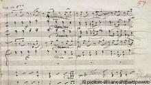 An original manuscript of Beethoven's Ninth