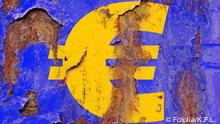 Symbolbild Eurozeichen mit Rost (Foto: Fotolia/K.F.L. #23434670)