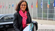 EU Commissioner for Home Affairs Cecilia Malmstroem
Photo: EPA/NICOLAS BOUVY 