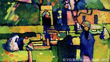 Wassily Kandinsky: Arabischer Friedhof, 1909; Copyright: VG Bild-Kunst, Bonn 2012***ACHTUNG: Das Bild darf ausschließlich im Rahmen einer Berichterstattung (über genau diese Ausstellung) genutzt werden***