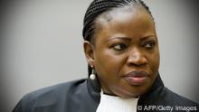 International Criminal Court chief prosecutor Fatou Bensouda from Mali is pictured before the verdict on Congolese ex-militia boss Mathieu Ngudjolo Chui's trial at the International Criminal Court (ICC) in The Hague on 18 December 2012, accused of using child soldiers in a 2003 attack on a village in the Democratic Republic of Congo, killing 200 people. The ICC acquitted Ngudjolo of war crimes. AFP PHOTO / ANP / ROBIN VAN LONKHUIJSEN - NETHERLANDS OUT (Photo credit should read ROBIN VAN LONKHUIJSEN/AFP/Getty Images)