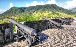 brimstone hill fortress cannons st kitts