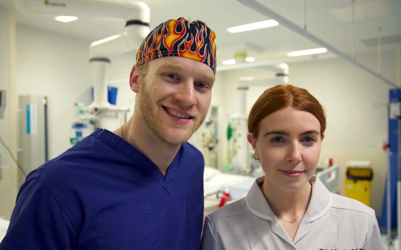 Celebrities on the NHS Front Line: Jonnie Peacock and Stacey Dooley